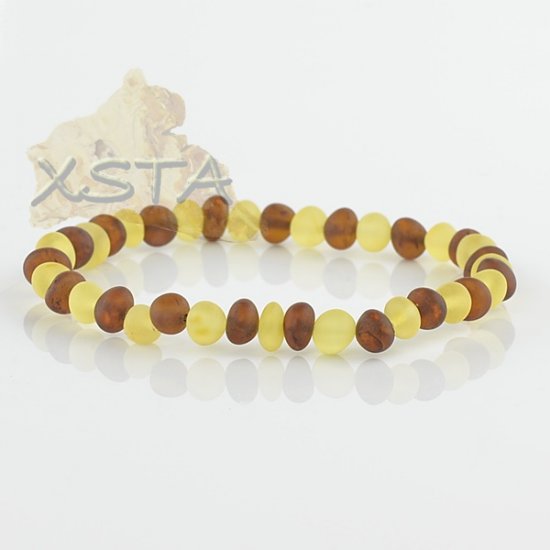 Baltic amber bracelet Unpolished beads